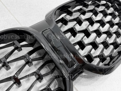 Решітка радіатора на BMW X3 G01, X4 G02 2021- Shadow-line 51135A1AC59