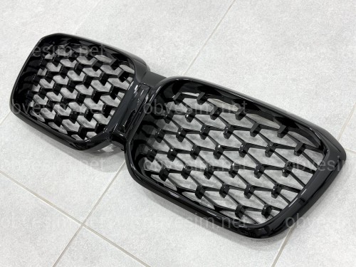 Решітка радіатора на BMW X3 G01, X4 G02 2021- Shadow-line 51135A1AC59