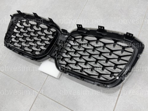 Решітка радіатора на BMW X3 G01, X4 G02 2021- Shadow-line 51135A1AC59