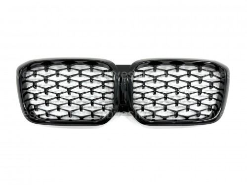 Решітка радіатора на BMW X3 G01, X4 G02 2021- Shadow-line 51135A1AC59