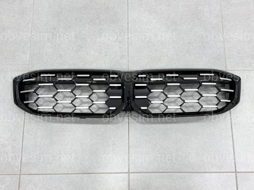 Решітка радіатора соти Black / Silver BMW 3 series G20 G21 LCI 2022+ 51135A35800