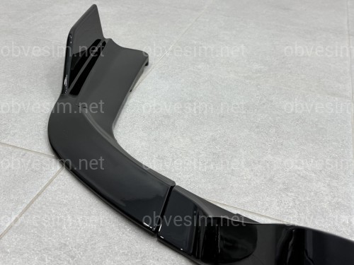 Накладки дифузора заднього бампера Paradigma BMW X6 F16 2013-2018, чорний глянець