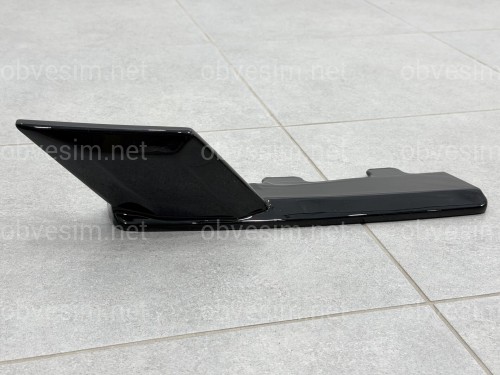 Плавники заднього бампера для X5 G05 X5M F95 2018+, ABS пластик, чорний глянець