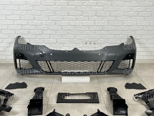 Передній бампер M paket BMW 3 series G20 G21 2019-2022