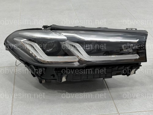 Фари Adaptive LED 2 РЕЖИМА ДХВ LCI 2020+ для BMW G30 / G31 2016-2020 з заміною бампера