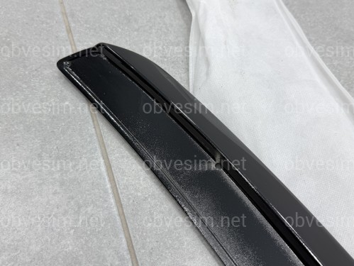 Спойлер ліп багажника Mercedes-Benz C-class W204 2007-2014 ABS пластик, колір чорний глянець