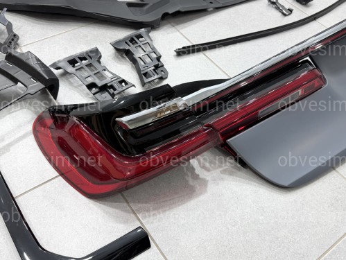 Комплект обвісу рестайлінг M760 BLACK LCI 2019+ для BMW 7 series G12 2015-2019