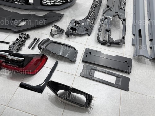 Комплект обвісу рестайлінг M760 BLACK LCI 2019+ для BMW 7 series G12 2015-2019