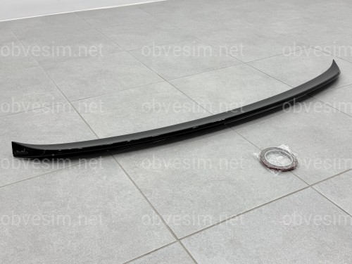 Спойлер під скло (нижній) BMW X5 F15 2013-2018 ABS пластик колір, чорний глянець