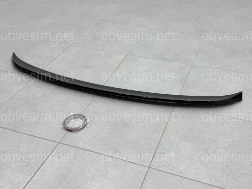 Спойлер під скло (нижній) BMW X5 F15 2013-2018 ABS пластик колір, чорний глянець