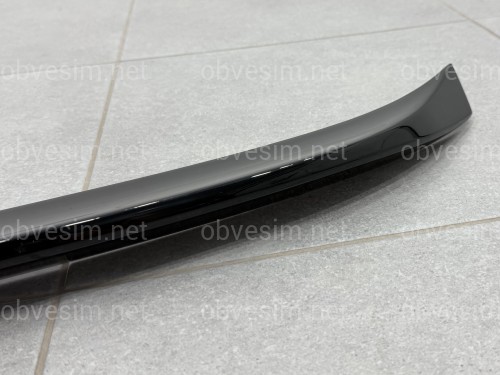 Спойлер під скло (нижній) BMW X5 F15 2013-2018 ABS пластик колір, чорний глянець
