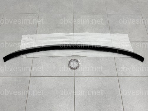 Спойлер під скло (нижній) BMW X5 F15 2013-2018 ABS пластик колір, чорний глянець