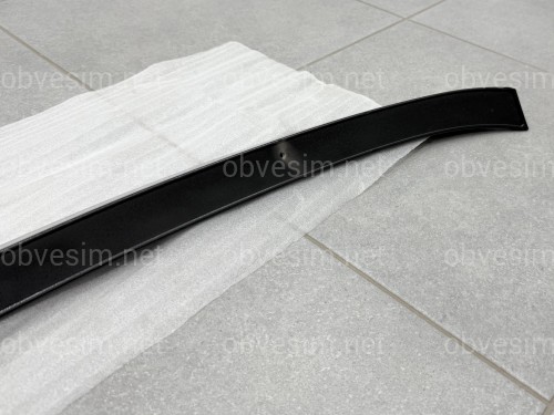 Спойлер під скло (нижній) BMW X5 F15 2013-2018 ABS пластик колір, чорний глянець