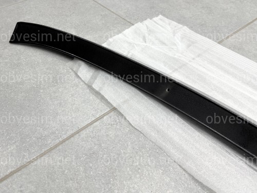 Спойлер під скло (нижній) BMW X5 F15 2013-2018 ABS пластик колір, чорний глянець