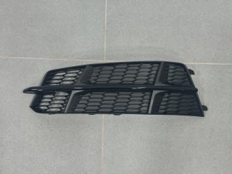 Решітка в бампер ліва BLACK S Line - AUDI A6 (С7 рест.) 4G0807681AN
