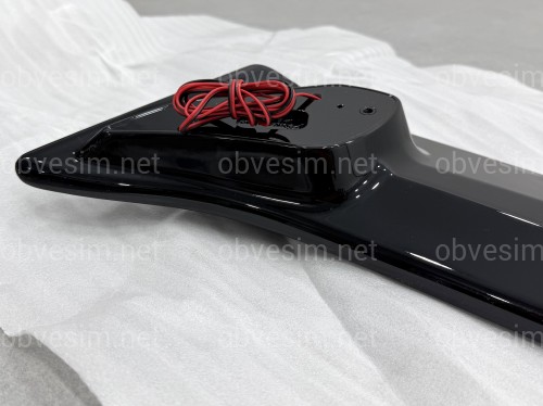 Спойлер багажника Toyota Corolla седан 2003-2006 ABS пластик, колір чорний глянець
