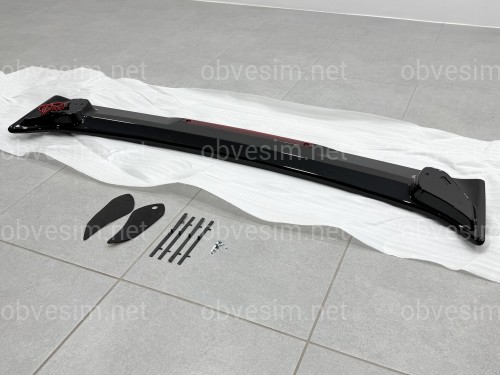 Спойлер багажника Toyota Corolla седан 2003-2006 ABS пластик, колір чорний глянець