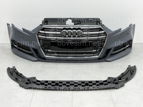 Бампер передній у зборі S-Line для Audi A3 2017-2020