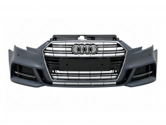 Бампер передній у зборі S-Line для Audi A3 2017-2020