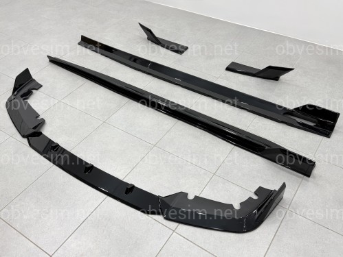 Комплект обвісу накладки бампера леза порогів для BMW X5M F95 2019-2022