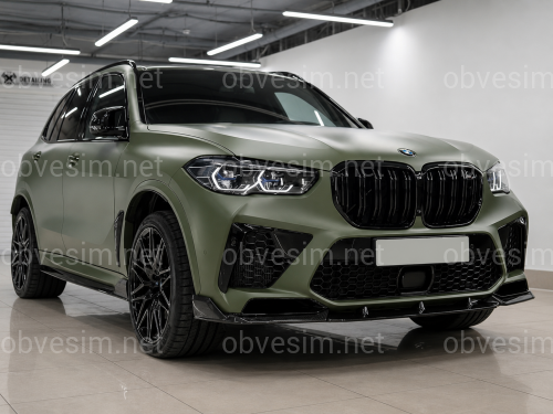 Комплект обвісу накладки бампера леза порогів для BMW X5M F95 2019-2022
