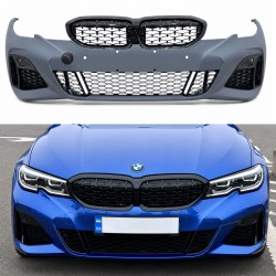 Бампер передній з решіткою M340i Shadowline BMW 3 series G20 2018-2022