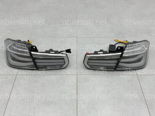 Задні LED ліхтарі рестайлінг для BMW 3 series F30 2012-2018 білі, комплект 4шт.