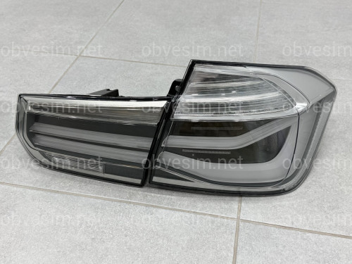 Задні LED ліхтарі рестайлінг для BMW 3 series F30 2012-2018 білі, комплект 4шт.