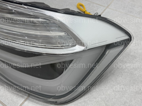 Задні LED ліхтарі рестайлінг для BMW 3 series F30 2012-2018 білі, комплект 4шт.