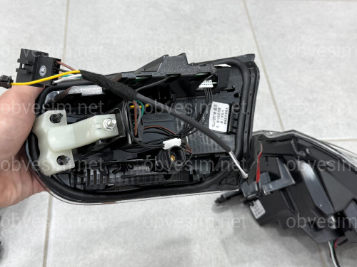 Задні LED ліхтарі рестайлінг для BMW 3 series F30 2012-2018 білі, комплект 4шт.