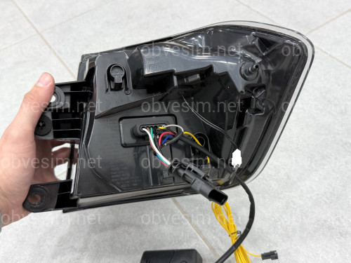 Задні LED ліхтарі рестайлінг для BMW 3 series F30 2012-2018 білі, комплект 4шт.