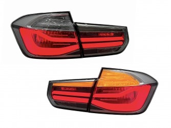 Задні LED ліхтарі рестайлінг для BMW 3 series F30 2012-2018 білі, комплект 4шт.