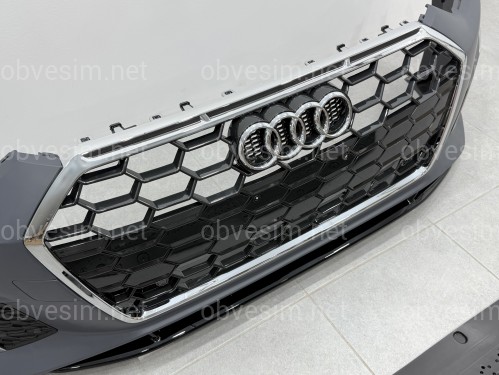 Бампер передній у зборі S-Line CHORME для Audi A5 B9 2020-