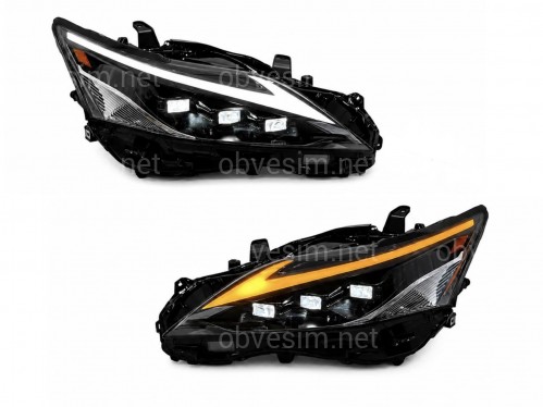FULL LED фари 3 лінзи для Lexus CT 2010-2021, комплект 2шт.