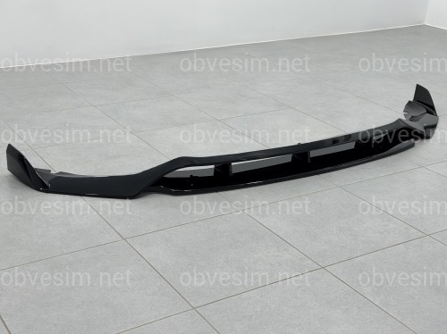 Юбка переднього бампера Paradigma BMW X5 G05 2018-2022 чорний глянець