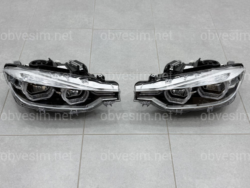 Фари FULL LED LCI для BMW 3 series F30 F31 2012-2018 ГАЛОГЕН В ЛЕД
