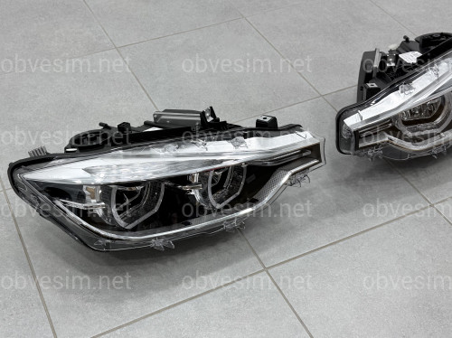 Фари FULL LED LCI для BMW 3 series F30 F31 2012-2018 ГАЛОГЕН В ЛЕД