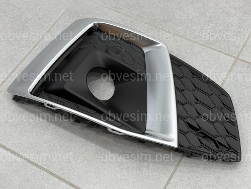 Решітка бампера ПРАВА S-Line 8W6807682T3Q7 для Audi A5 B9 2020-2025