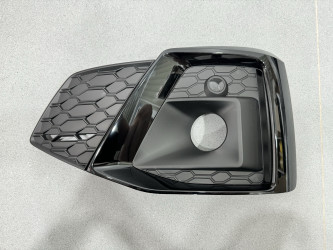 Решітка бампера ЛІВА S-Line Black 8W6807681TT94 для Audi A5 B9 2020-2025