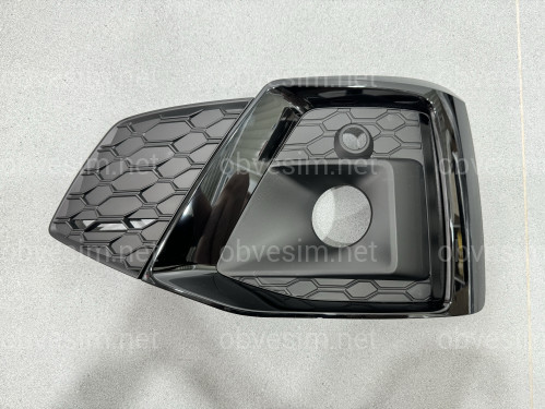 Решітка бампера ЛІВА S-Line Black 8W6807681TT94 для Audi A5 B9 2020-2025