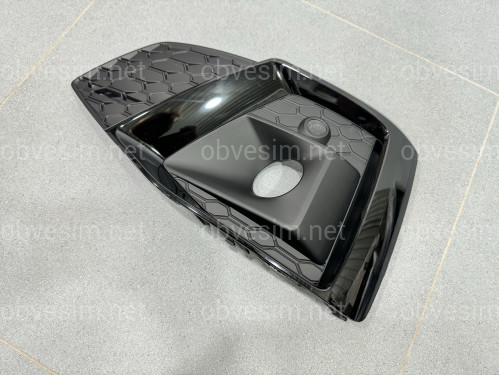 Решітка бампера ЛІВА S-Line Black 8W6807681TT94 для Audi A5 B9 2020-2025