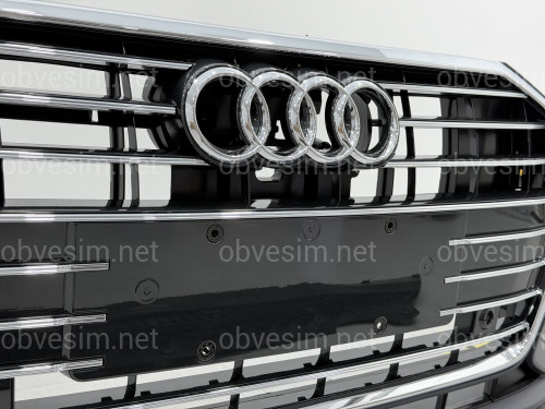 Бампер передній у зборі S-Line CHROME для Audi A6 C8 2018+