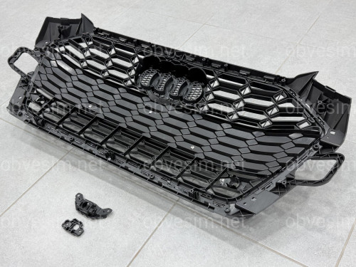 Решітка радіатора стиль RS4 для Audi A4 B9 2020-2024