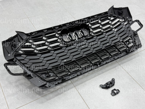 Решітка радіатора стиль RS4 для Audi A4 B9 2020-2024