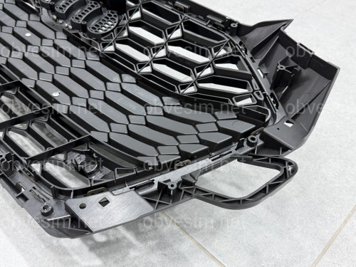 Решітка радіатора в стилі RS4 BLACK для Audi A4 2020-2023