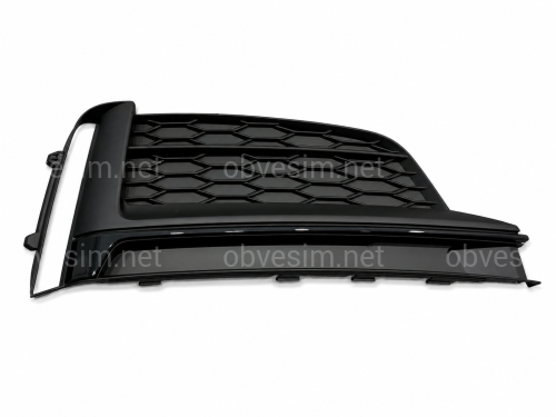 Решітка бампера ПРАВА S-Line Black 8W6807682FT94 для Audi A5 B9 2015-2019