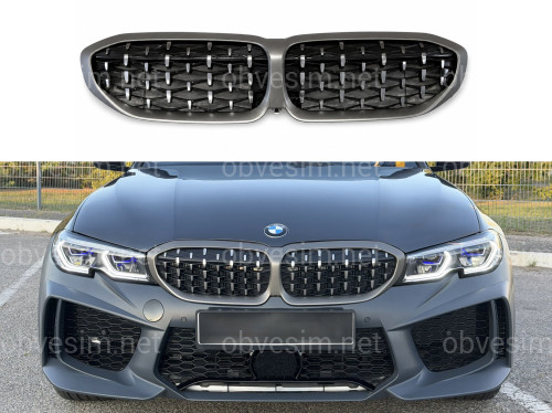 Решітка радіатора M340 BMW 3 Series G20 G21 2019-2022