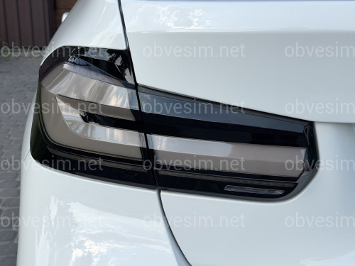 Задні LED ліхтарі стиль G30 для BMW 3 series F30 2012-2018 димчасті, комплект 4шт.