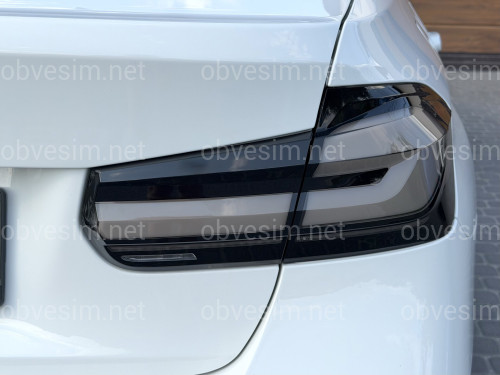 Задні LED ліхтарі стиль G30 для BMW 3 series F30 2012-2018 димчасті, комплект 4шт.