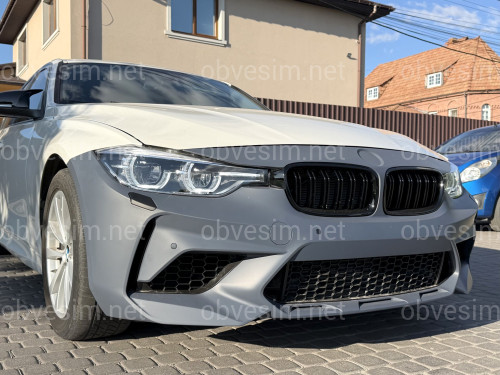 Передній бампер CS стиль BMW 3 Series F30 F31 2012-2018
